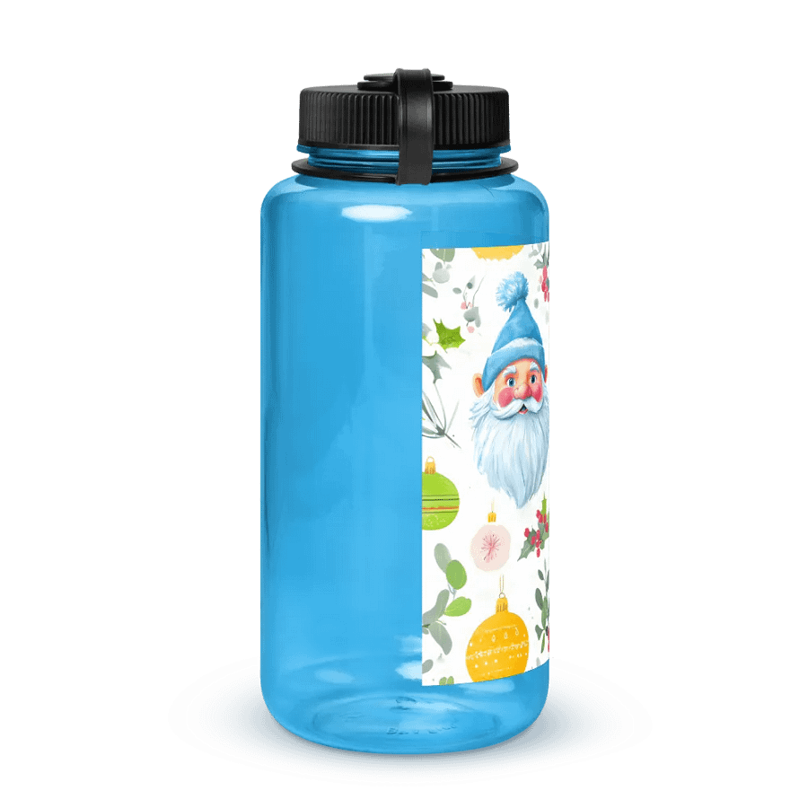 Cheerful Christmas Characters Wide Mouth Water Bottle product image (13)