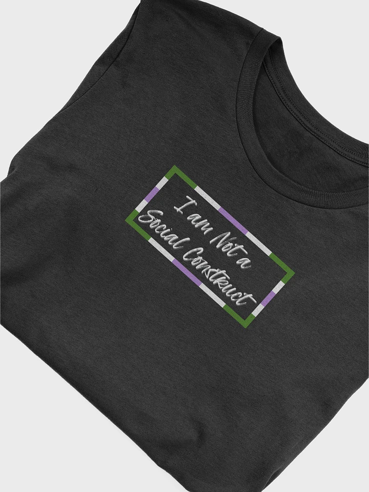 I am Not a Social Construct (lg) - Gender Queer (w) - Supersoft T product image (1)