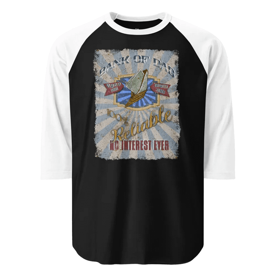 Bank of Dad Baseball Jersey product image (1)