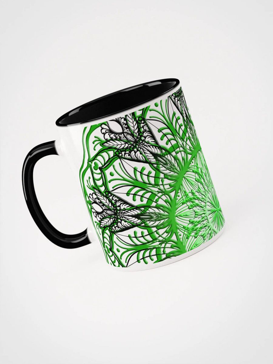Symmetrical Green Delight Ceramic Mug product image (4)