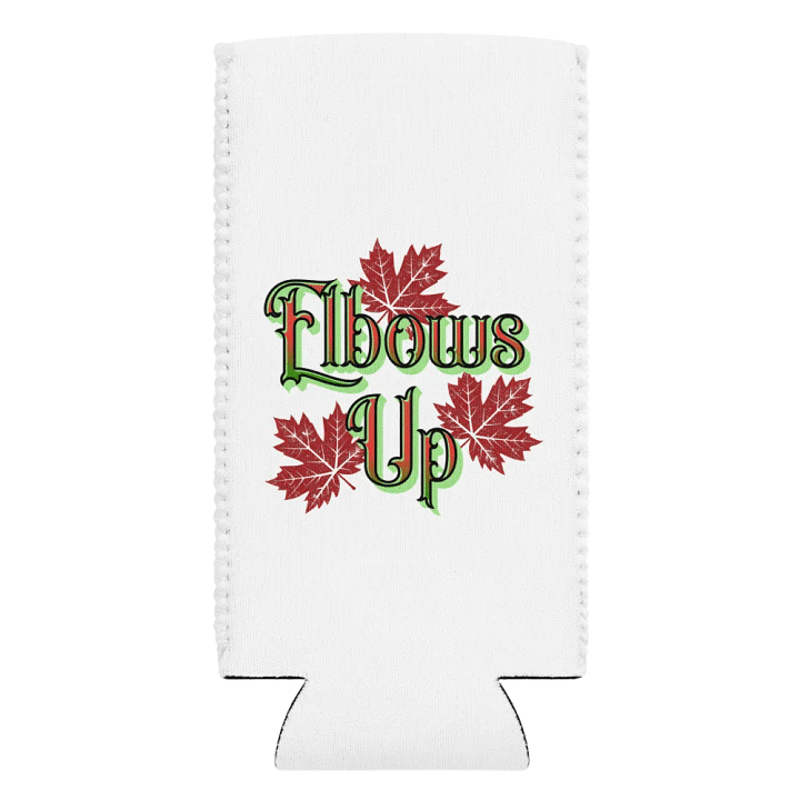 Elbows Up Maple Leaves Canada Coozie Can Cooler product image (2)