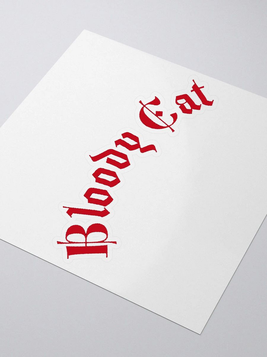 Bloody Cat Sticker product image (3)