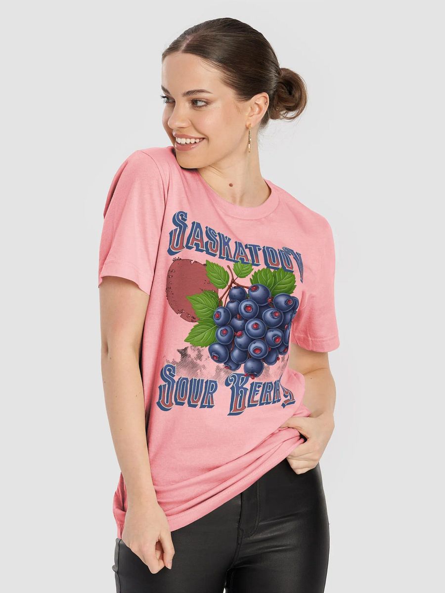 Saskatoon Sour Berry Illustrated T-Shirt product image (47)
