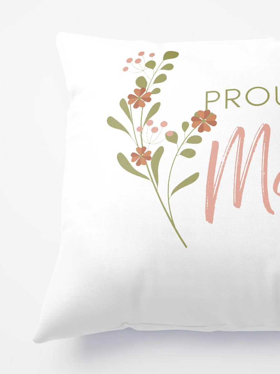 Proud Mom Floral Pillow product image (4)