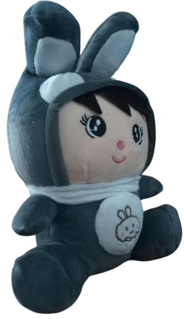 SUVACHII GREY DOLL WITH BUNNY CAP product image (2)