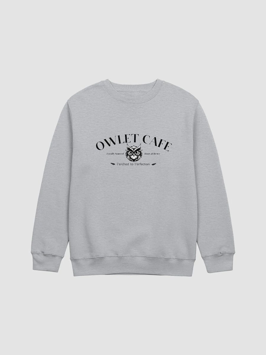 Owlet Cafe Crewneck - Black Lettering product image (2)