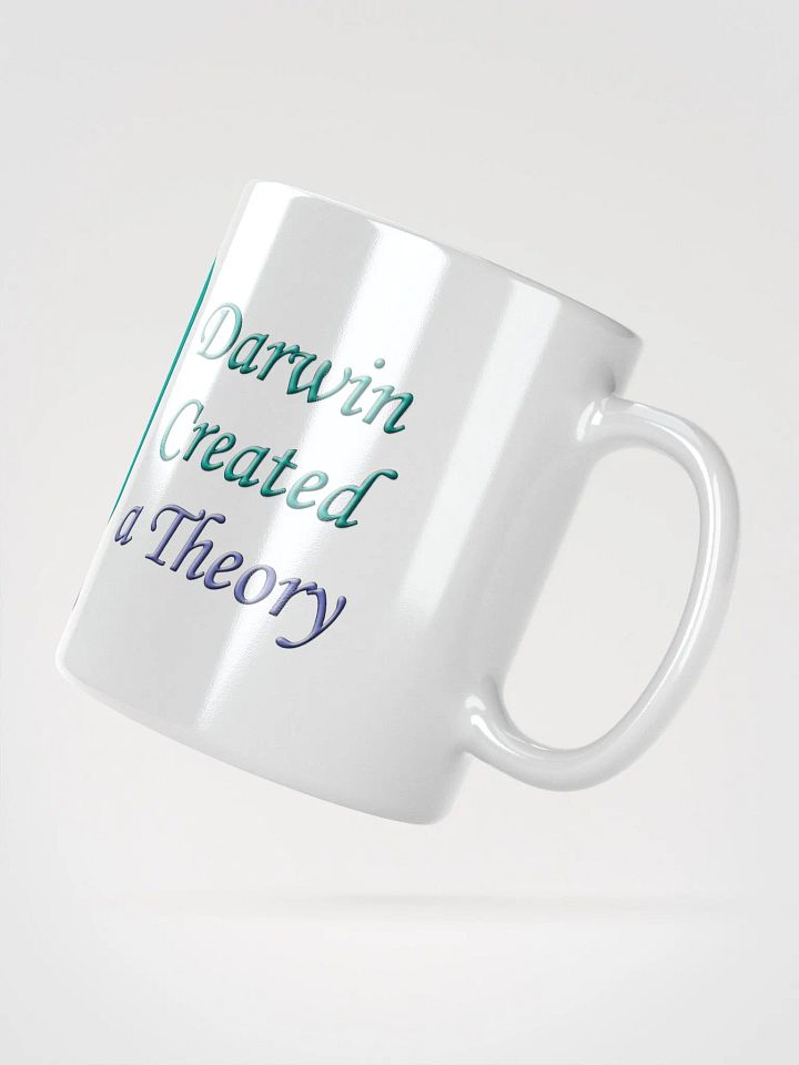 God and Darwin Cat Dance White Mug product image (2)