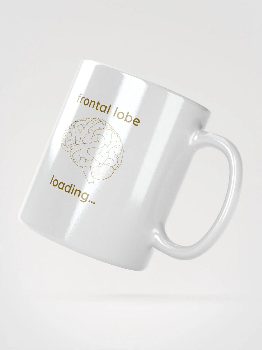 frontal lobe loading... mug (mustard) product image (6)