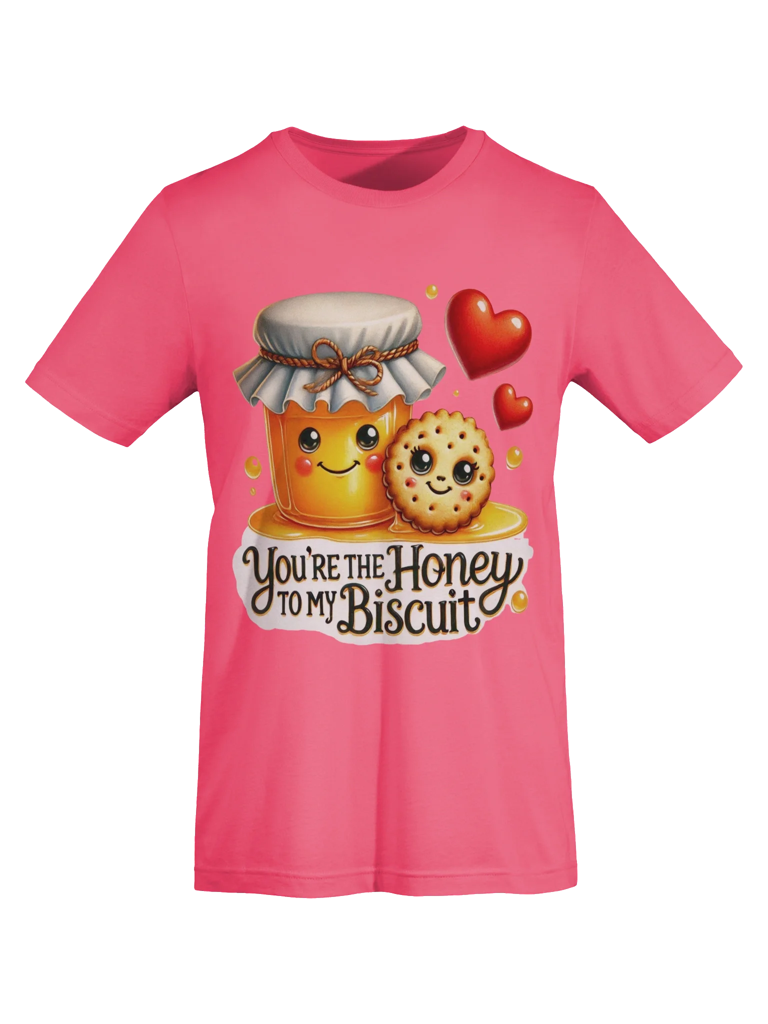 You're the Honey to my Biscuit Graphic Tee: Sweet Duo Love T-Shirt product image (33)
