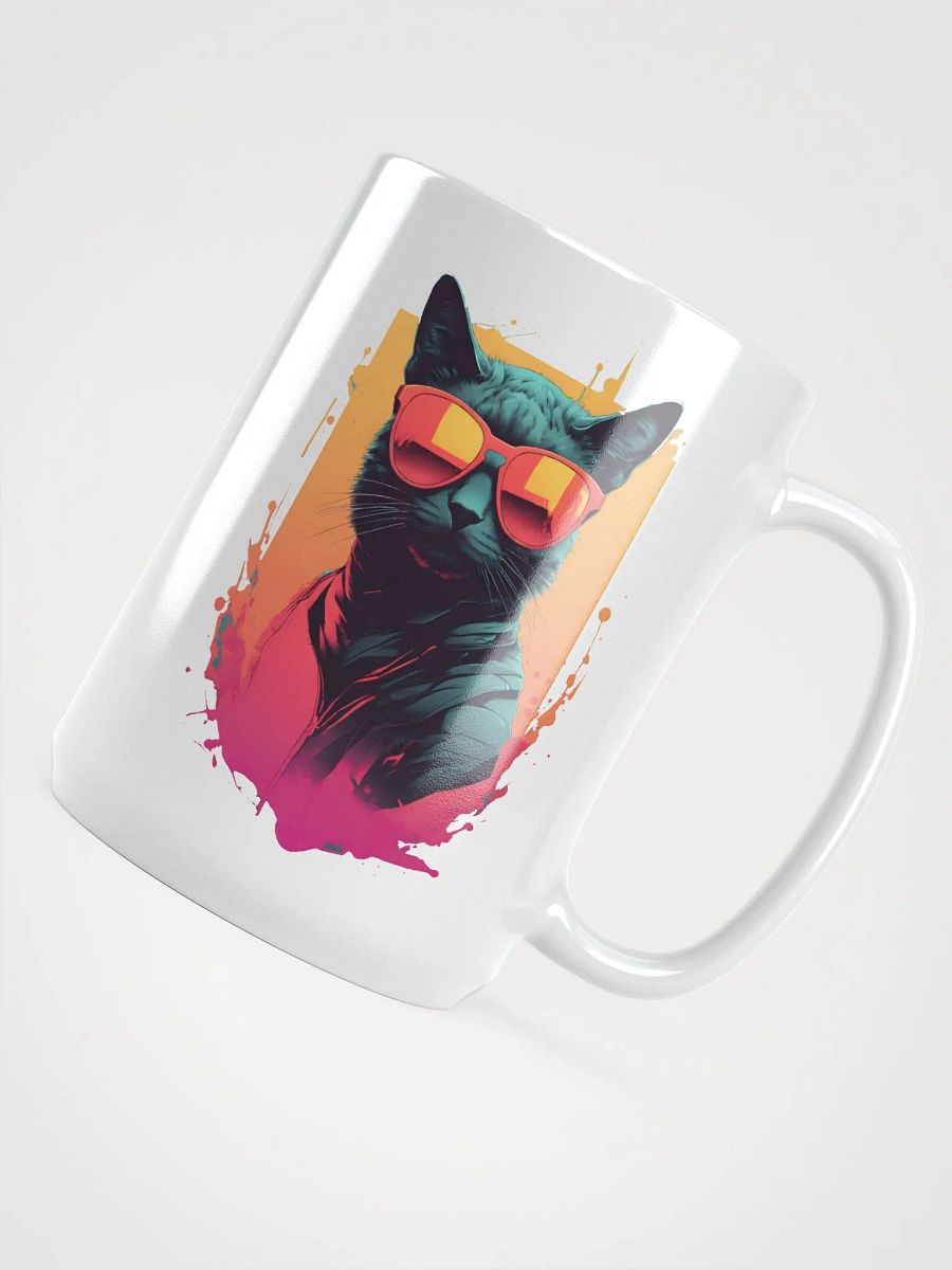 Hipster Cat Vibes Mug product image (4)