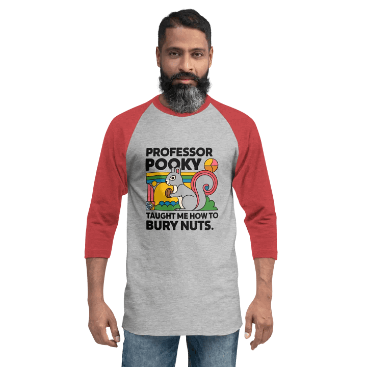 Professor Pocky's Nut-Burying Lesson Tee product image (2)