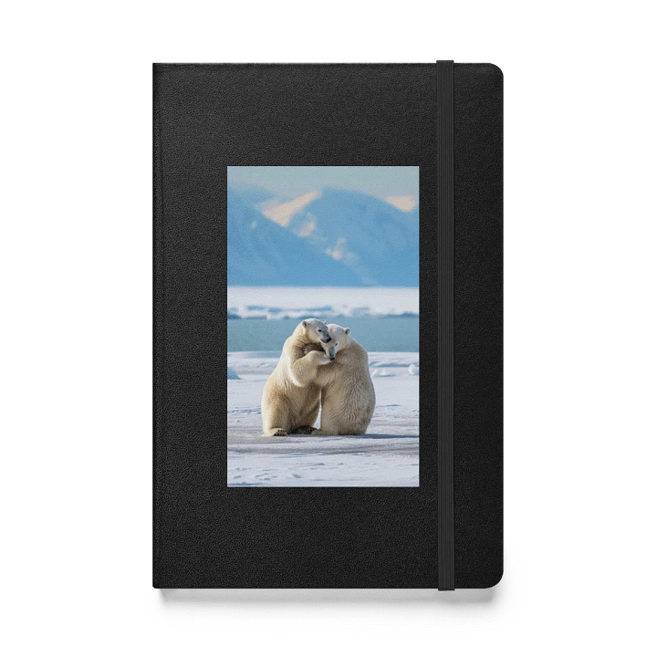 Polar Bears Arctic Playtime Hardcover Notebook product image (1)