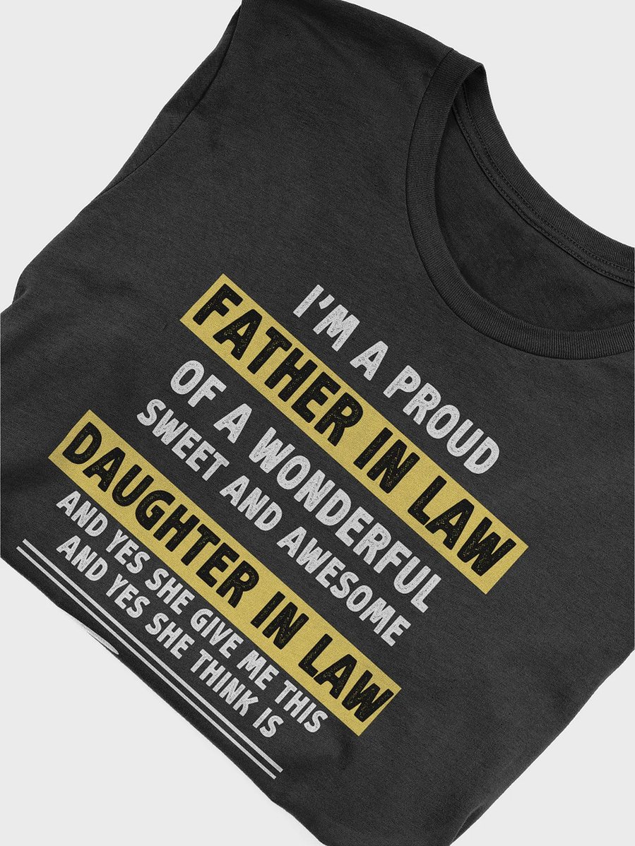 Proud Father-in-law Father's Day Gift from Daughter-in-law T-Shirt product image (5)