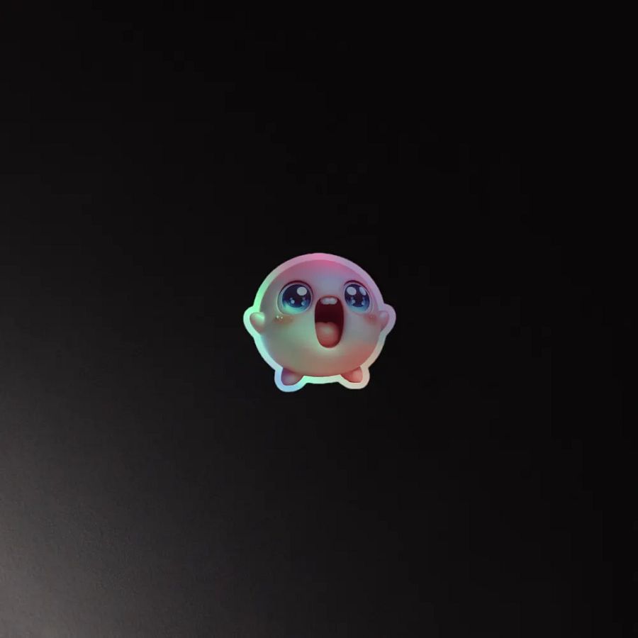 Cute Freak Holo Sticker! product image (4)