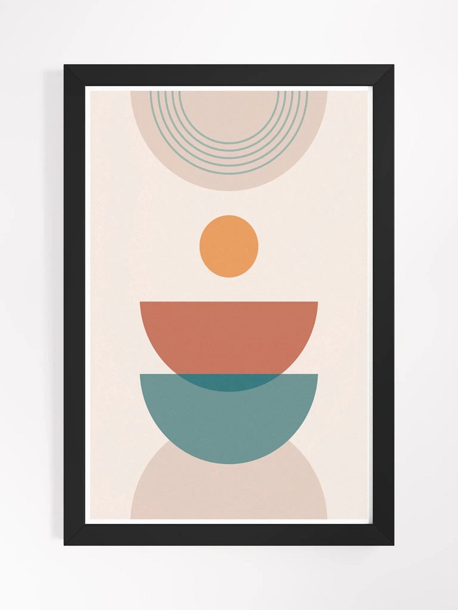 Geometric Harmony Framed Art Print product image (3)