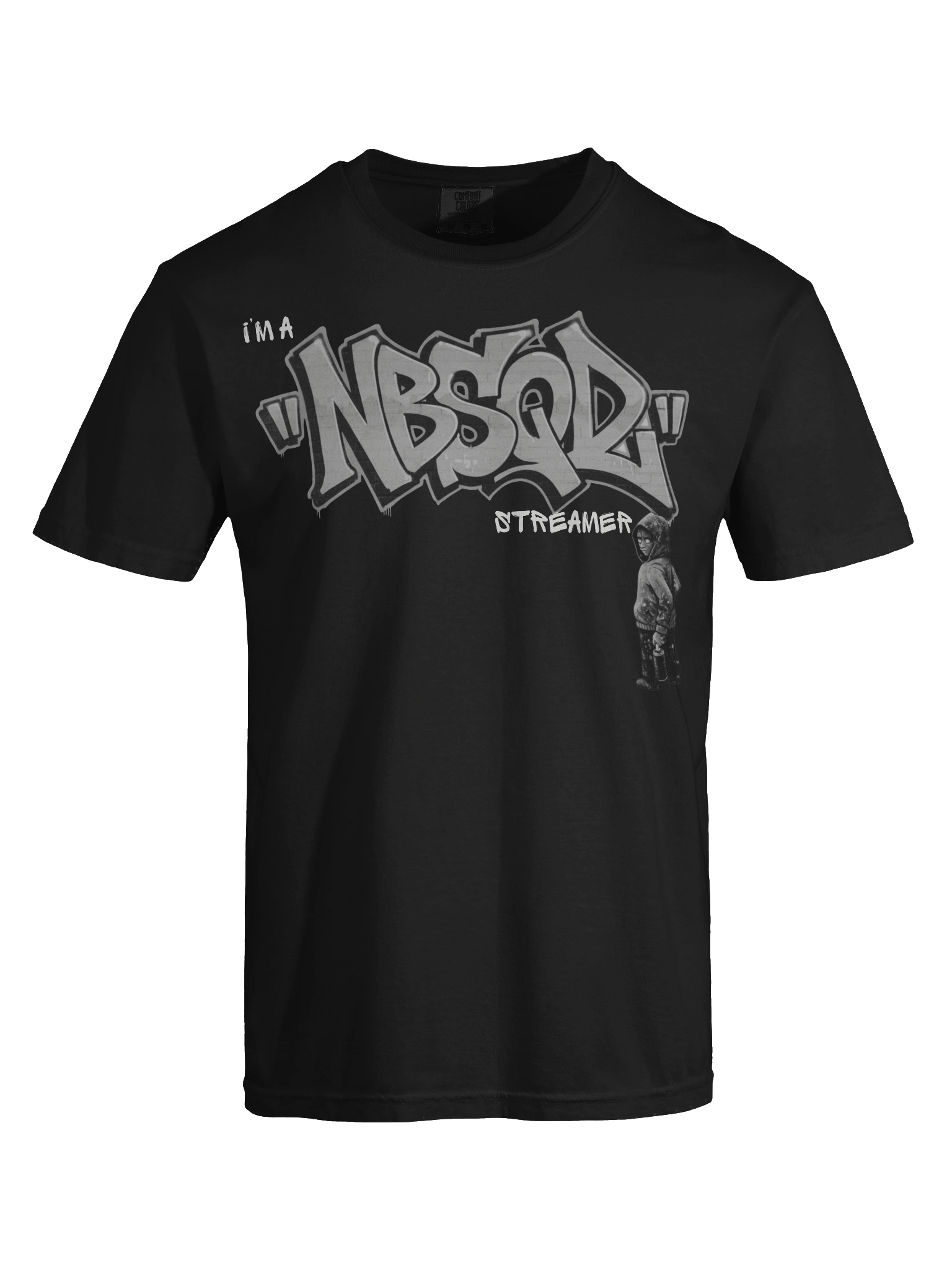 NBSQD Graffiti Mens BLK T-Shirt - Break The Rules Its Part of The Game product image (7)