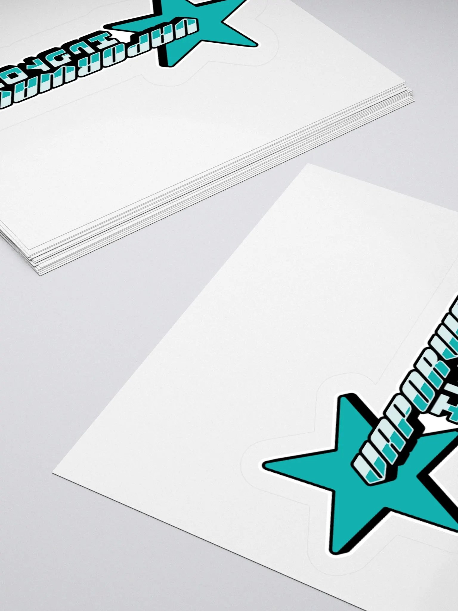 Retro Vaporwave Sticker – Chrome Typography & Kanji Design product image (10)