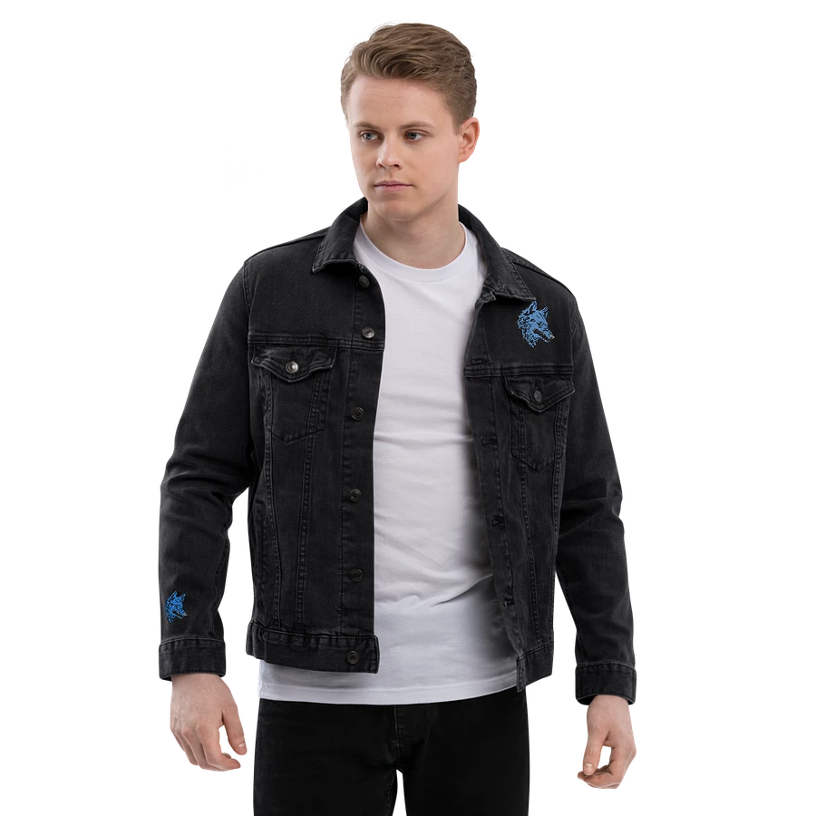 Wild Dogs Embordered Jean Jacket by Cognitiv Kreep LIMITED DROP product image (15)