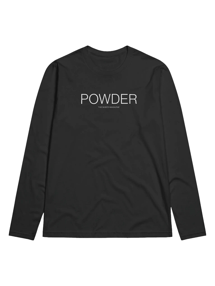 POWDER Logo | Long Sleeve Crew T-Shirt (Dark) product image (1)