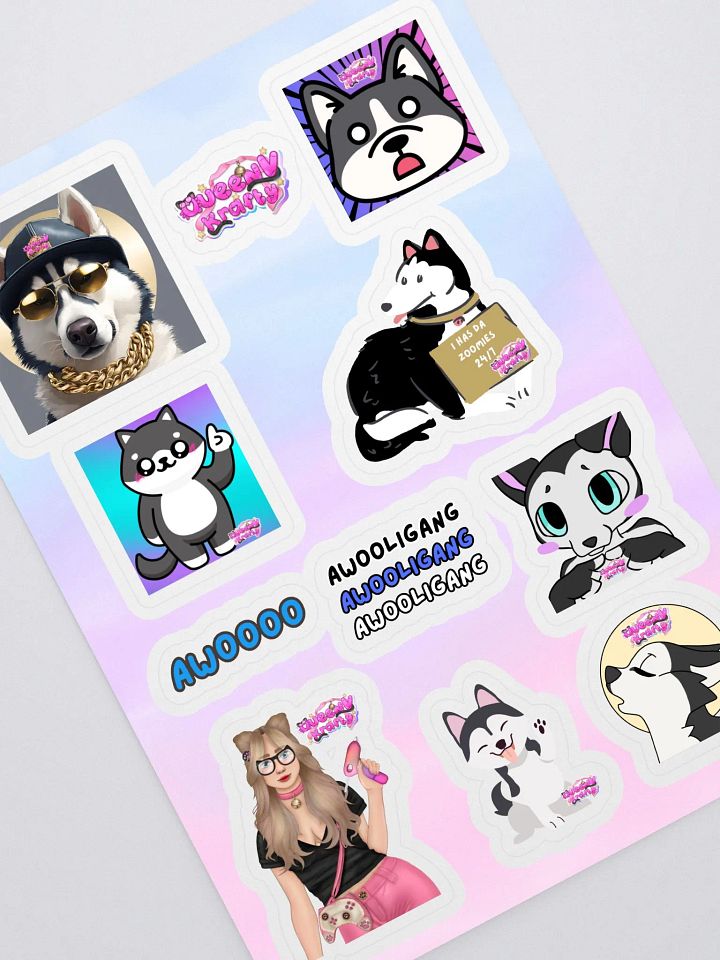 Awoo Tidus Sticker Sheet product image (1)