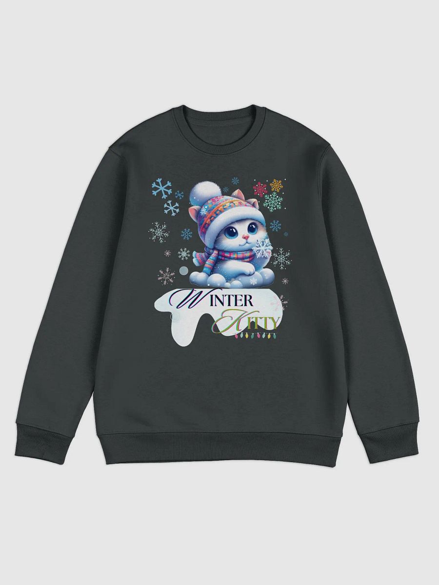 Winter Kitty _Stanley/Stella Unisex Eco Sweatshirt product image (1)