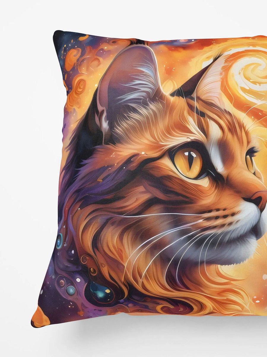 Feline Fantasy in the Galaxy Pillow product image (5)