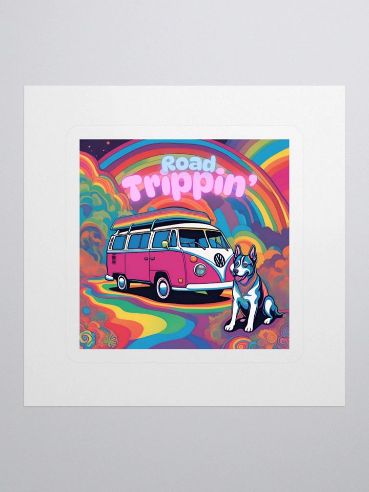 Groovy Road Trippin' Sticker product image (2)