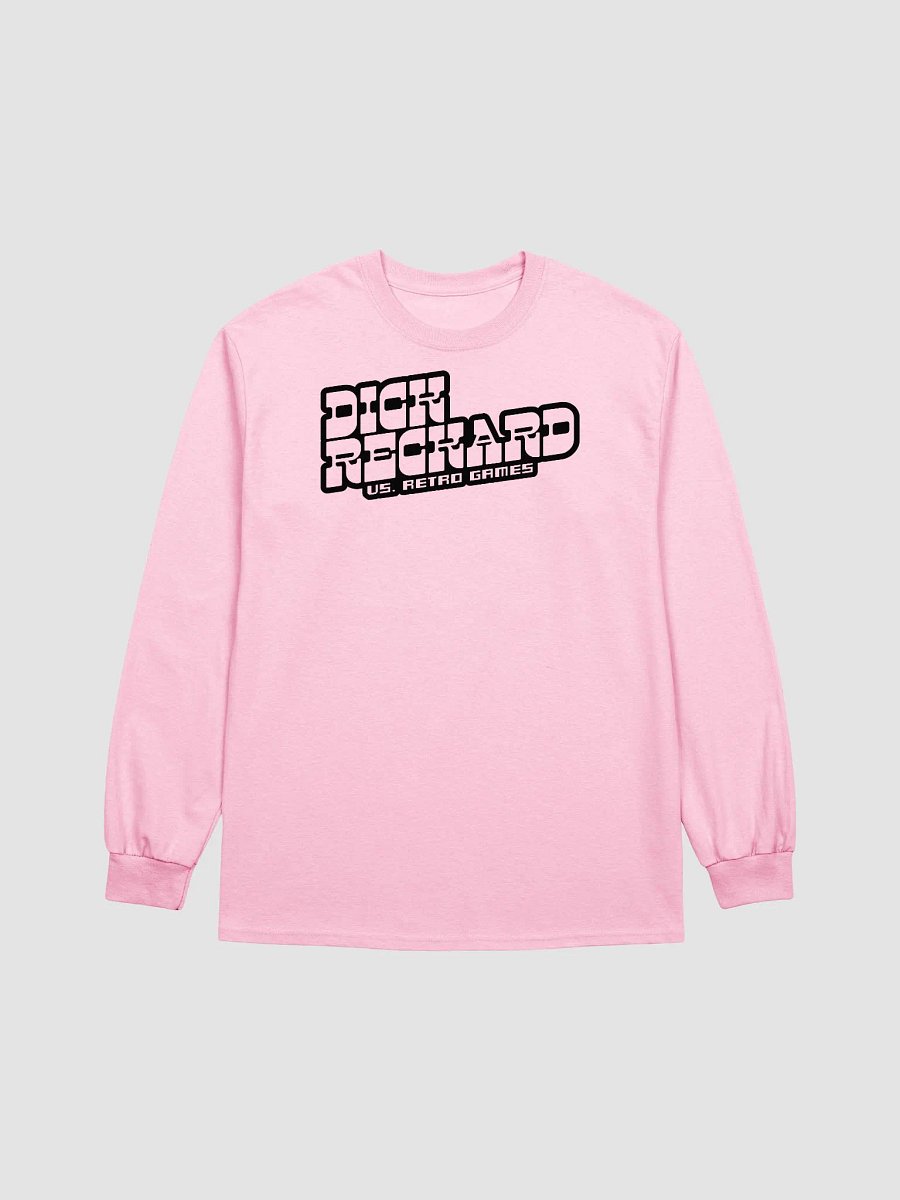 Dick Reckard vs Retro Games MonoBlack Logo Unisex Long Sleeve Shirt product image (1)
