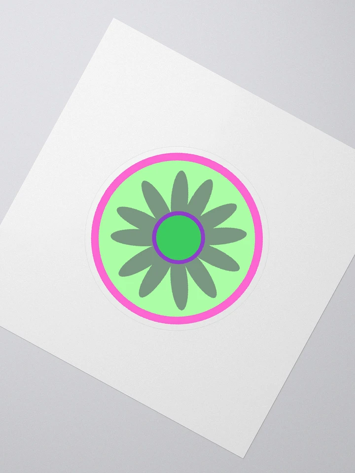 green daisy sticker product image (2)