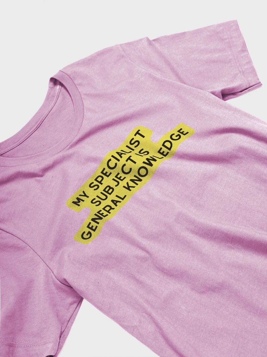 Specialist Subject T-Shirt product image (5)