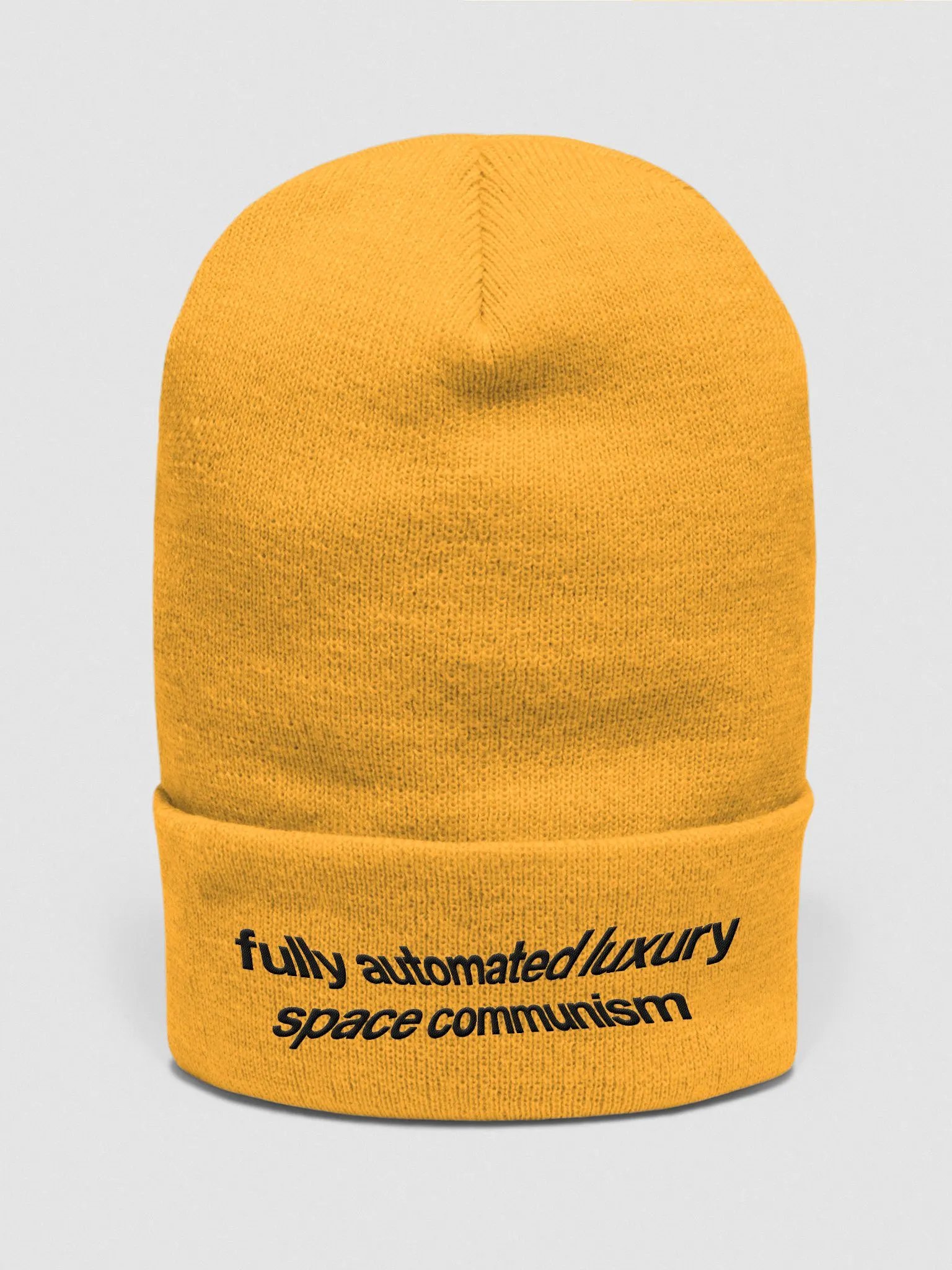 fully automated luxury space communism beanie - 100% turbo acrylic product image (1)