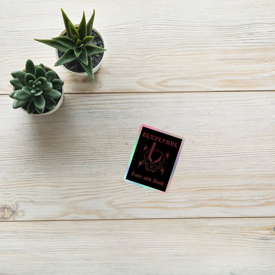 DANCE WITH DEATH HOLOGRAPHIC STICKER product image (10)