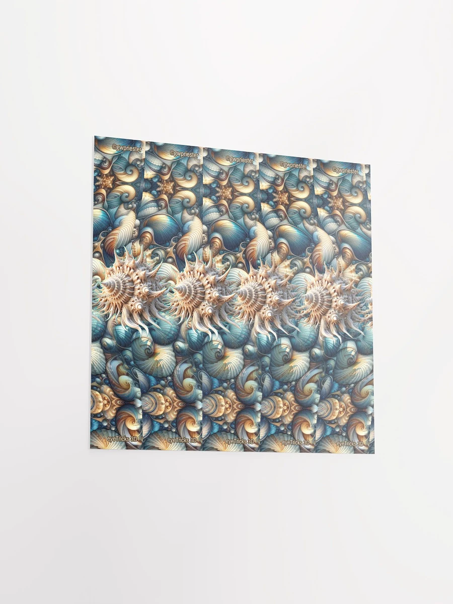 Magical Seashells - 3D Stereogram Poster product image (3)