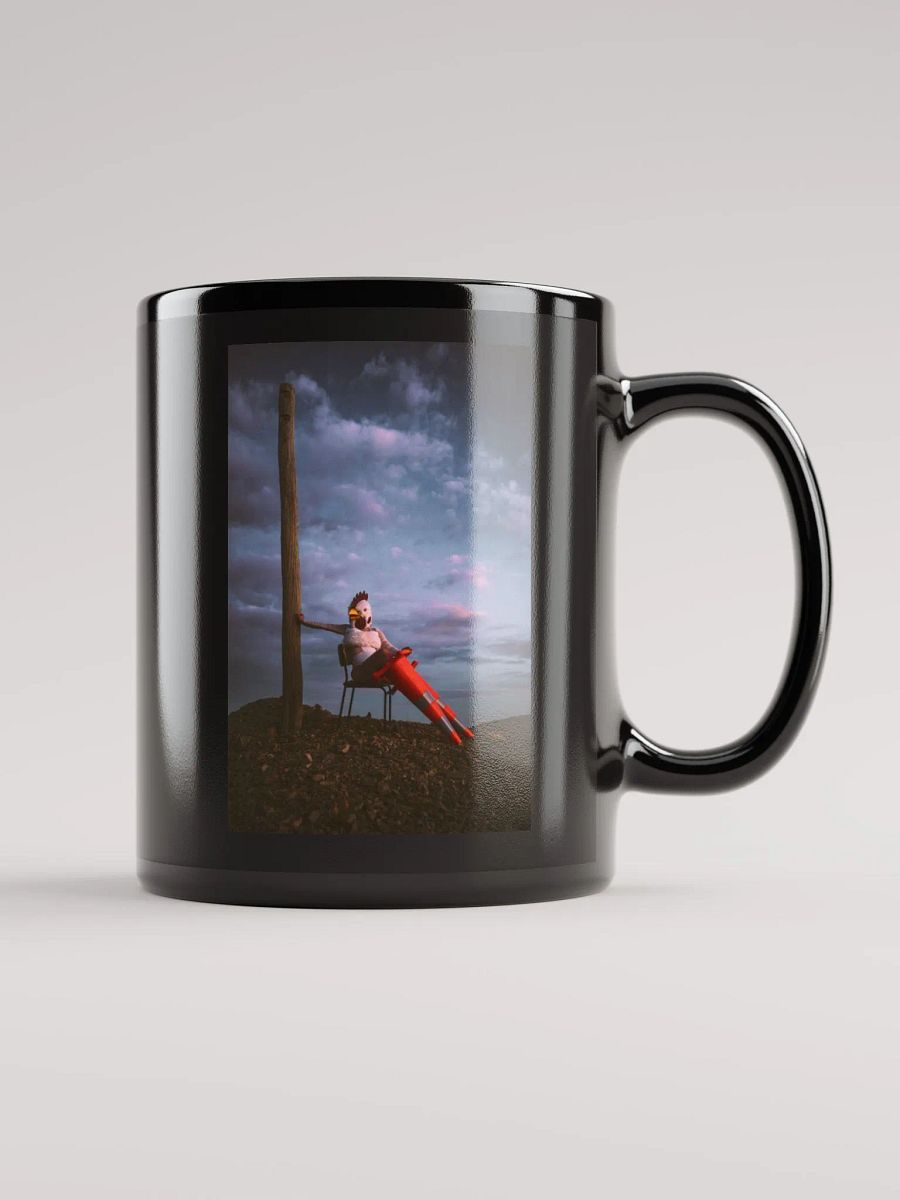 Liddles conetucky glossy black mug product image (1)