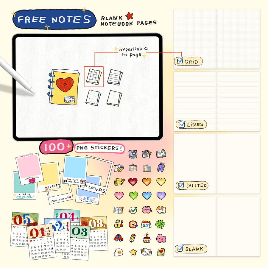 IXLOGO| digital planner 2025 ( hyperlinked + digital stickers included ) product image (10)