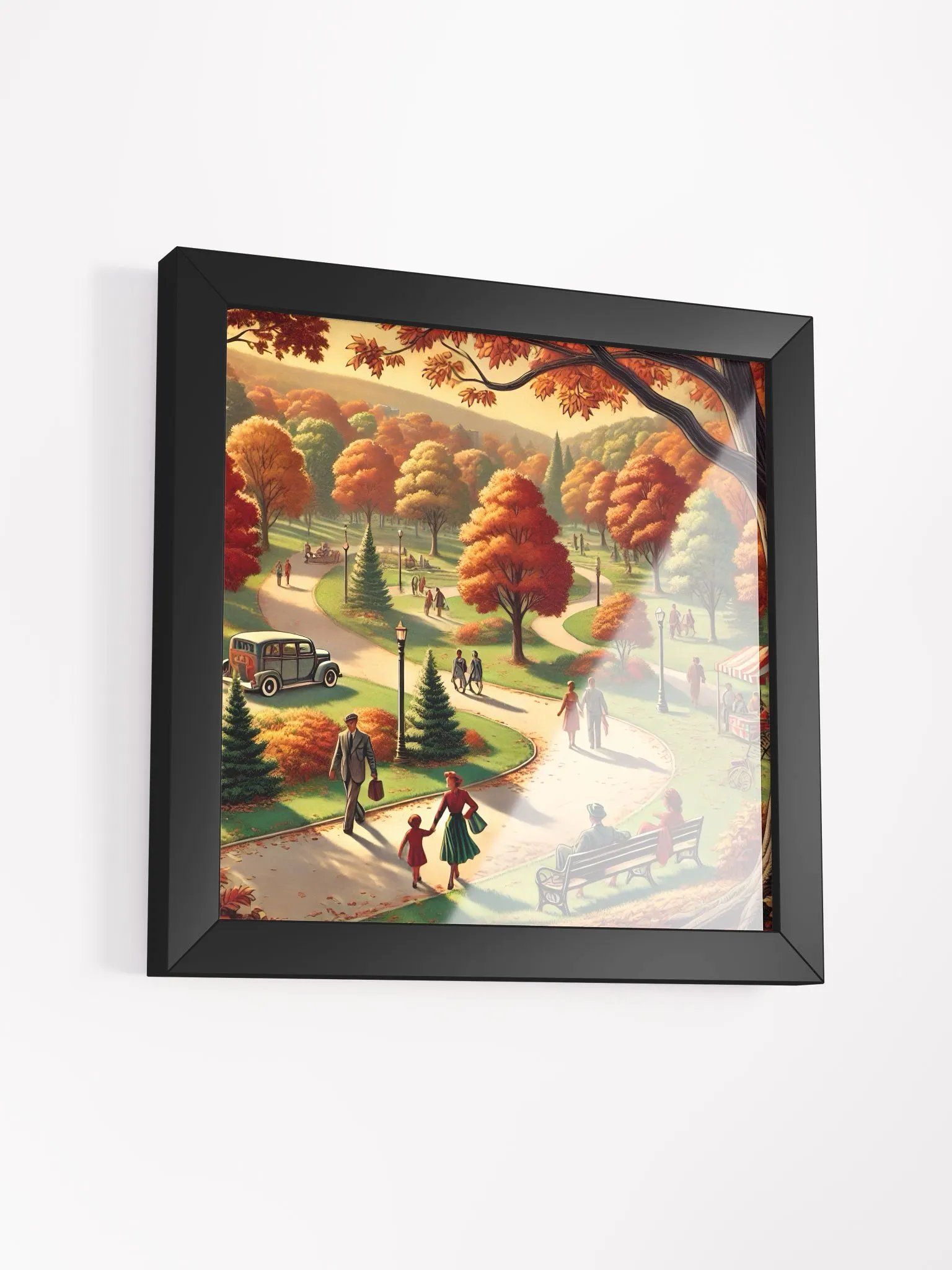 Autumn in the Park: Framed Artwork product image (3)