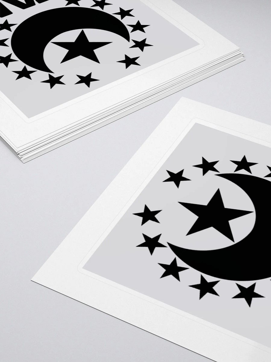 1ST EDITION CRESCENT STARS 7AMZ STICKER product image (7)