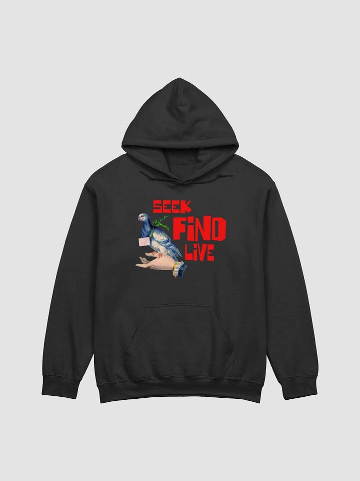 Seek Find Live Retro Style Hoodies product image (1)