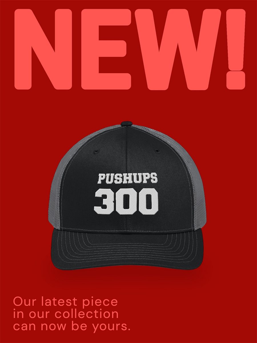 300 PUSHUPS No cap product image (5)