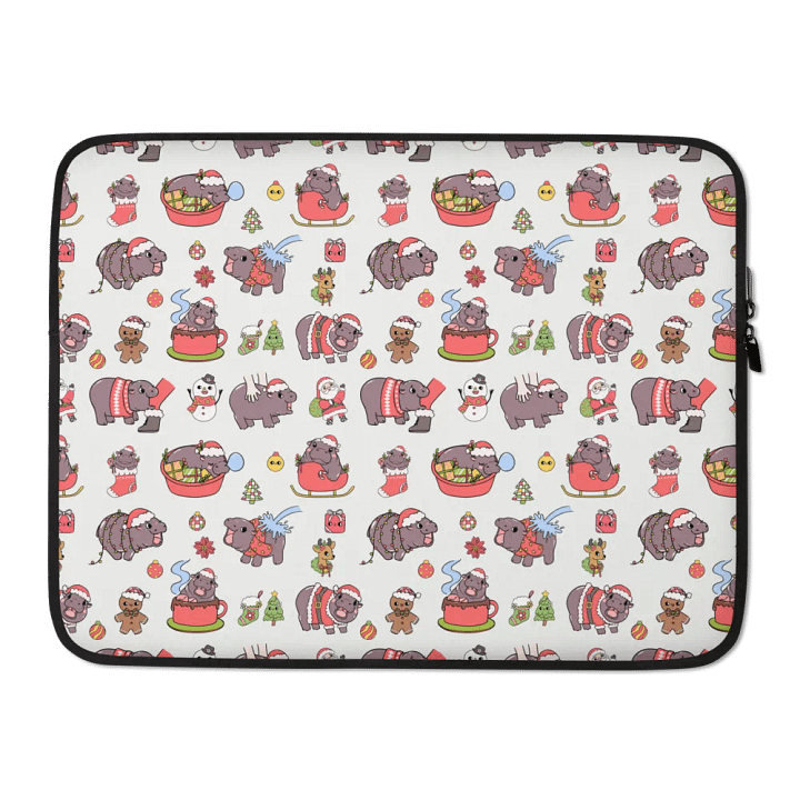 Festive Capybara Laptop Sleeve product image (2)