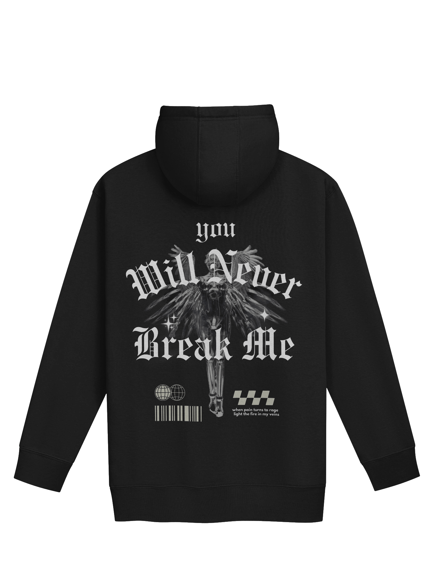 You Will Never Break Me Unisex Premium Hoodie product image (2)