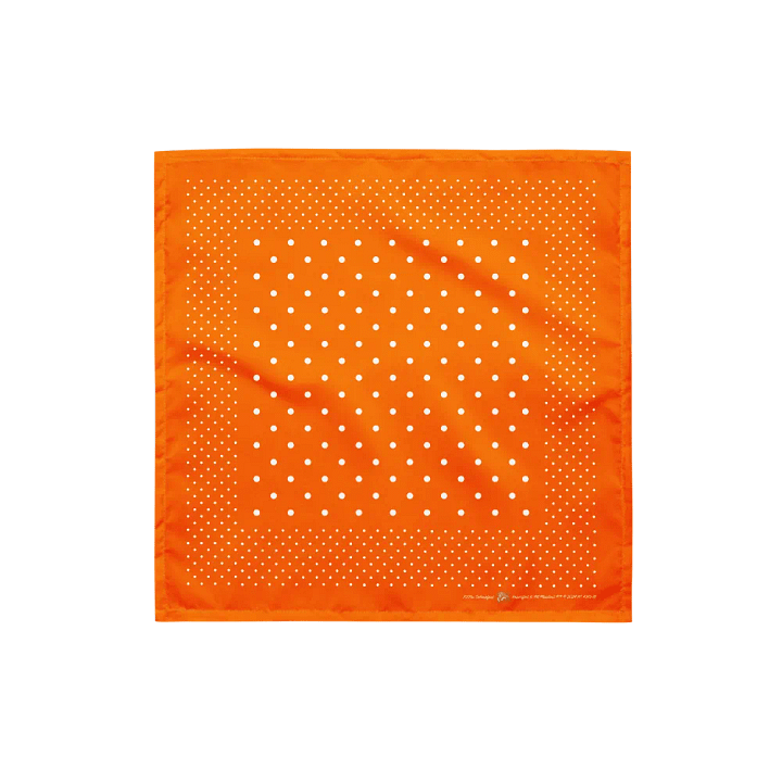 Hunters Orange & White Polka Dot Bandana product image (1)