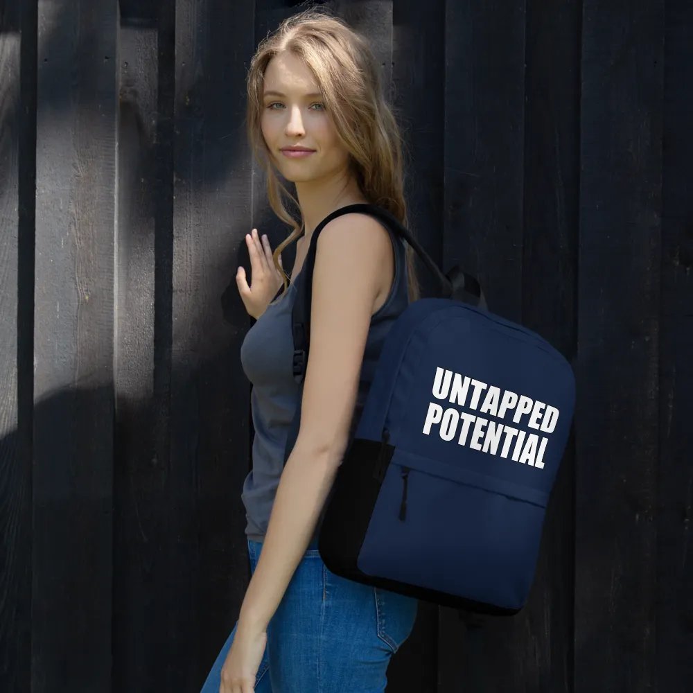 Untapped Potential Navy Blue Backpack product image (10)