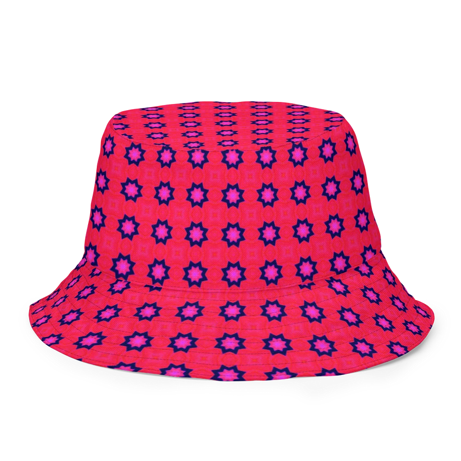 Abstract Red Unisex Bucket Hat product image (18)