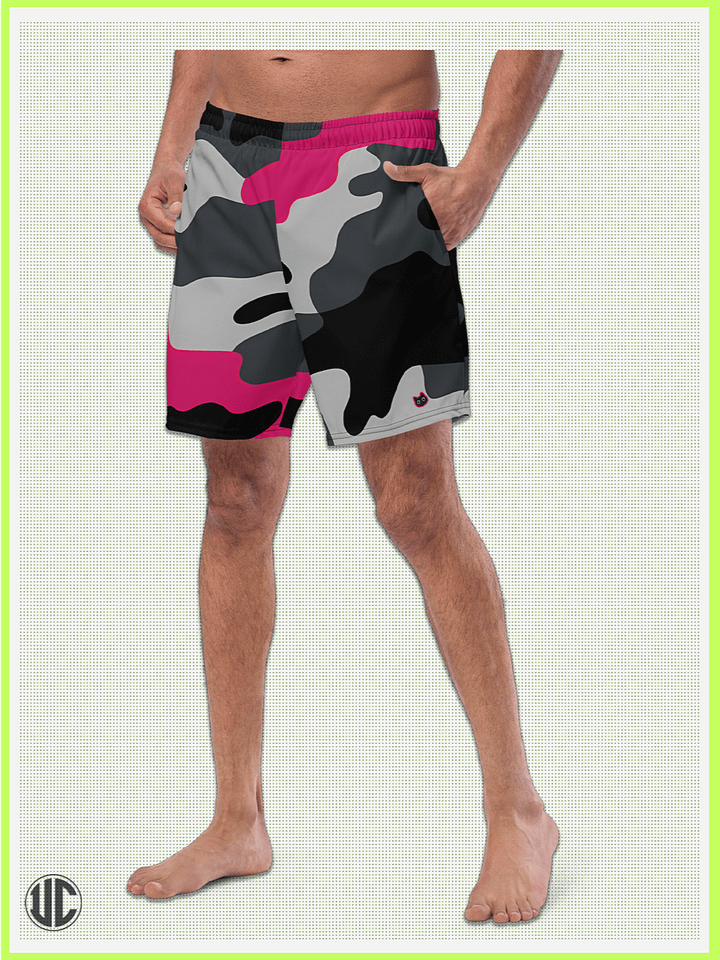 Savage Pink Camo - Men’s Swim Trunks product image (1)