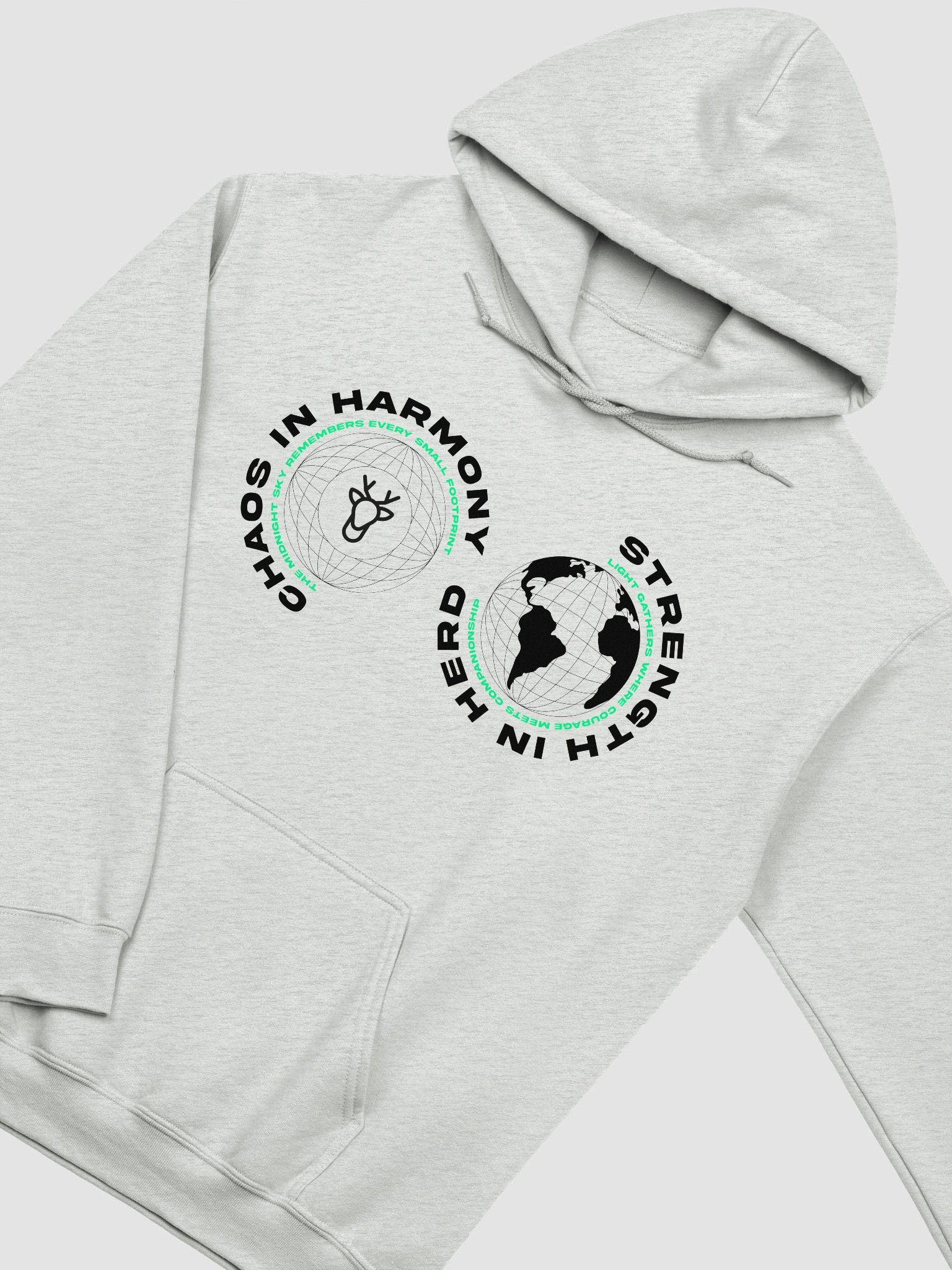 Neo-Bambi Unity Globe Dark Hoodie product image (3)