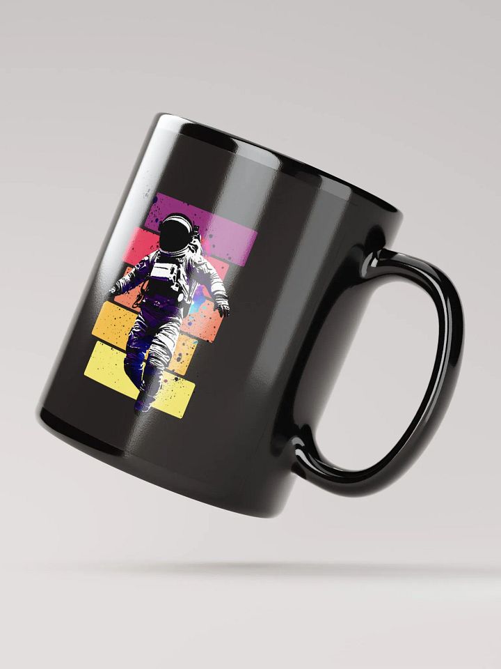 Cosmic Freedom: Retro Illustration of the Floating Astronaut (front & back) product image (2)