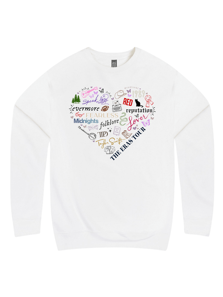 The Eras Tour Heart Crewneck product image (1)