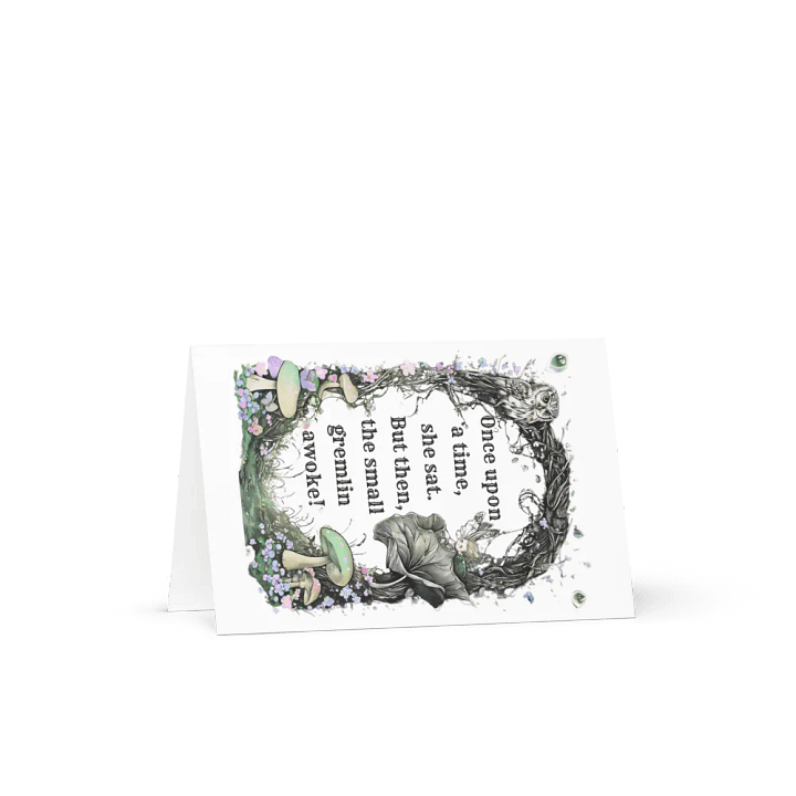 Once Upon A Time She Sat... - Funny Fairytale Card For Mom product image (2)