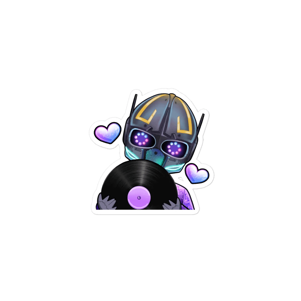Funkbot Vinyl Magnet product image (1)
